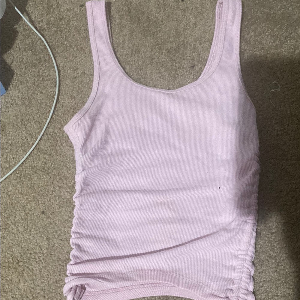 Women's Pink Sleeveless Top